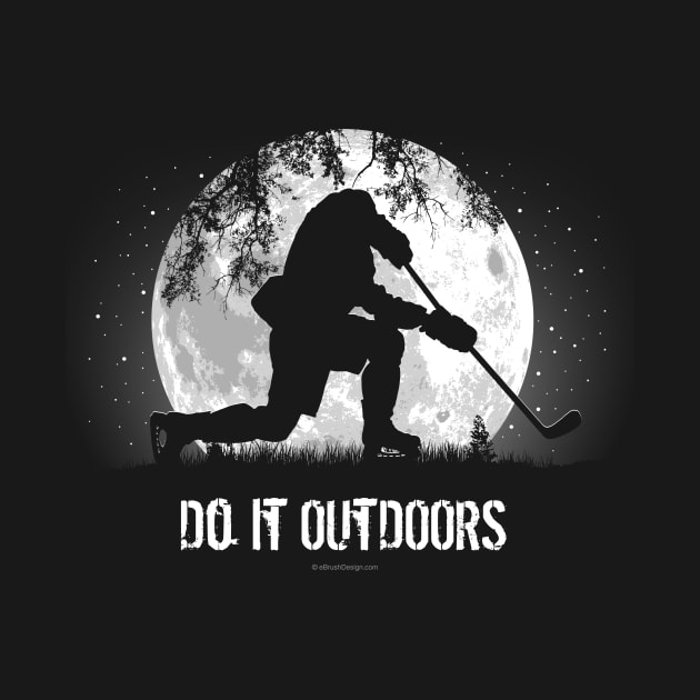 Do It Outdoors  (Hockey) by eBrushDesign