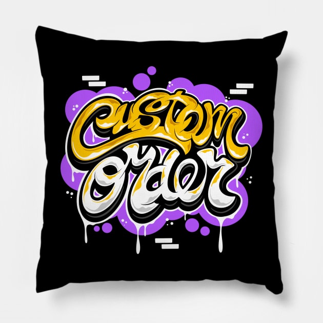 Custom Order Typography Lettering Pillow by dwikiyosi1