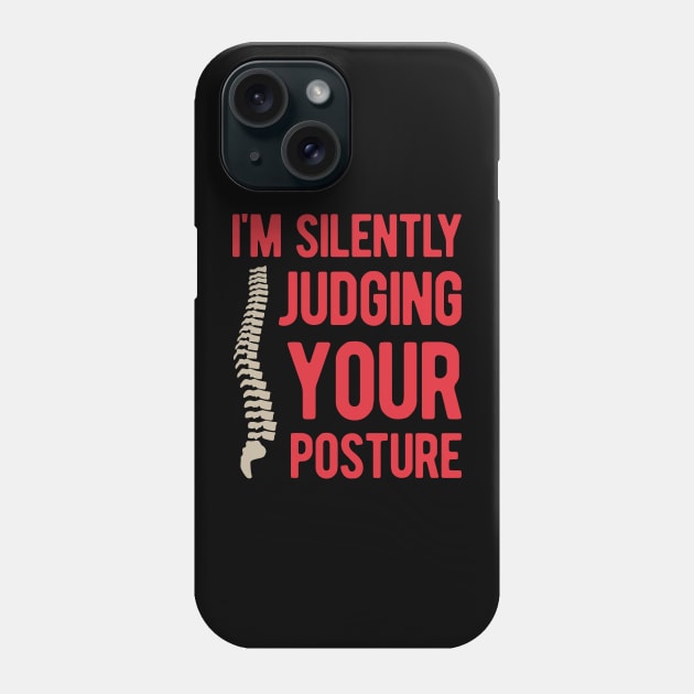 Funny Chiropractor Gift Chiropractic Phone Case by Crea8Expressions