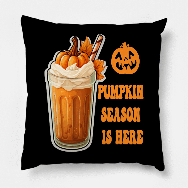 Pumpkin Spice Pillow by ArtfulDesign