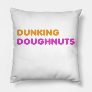 Dunking Doughnuts Pillow