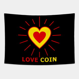 Love Coin Tapestry