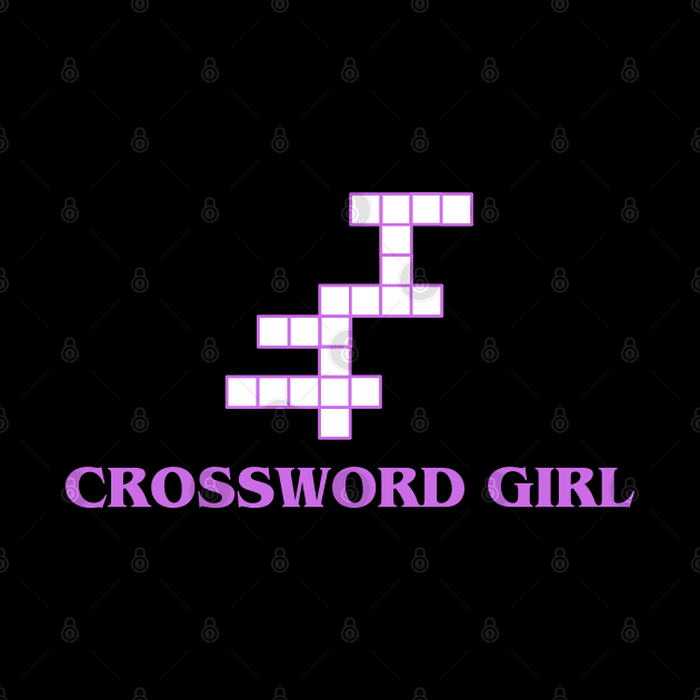 Crossword Girl by HobbyAndArt