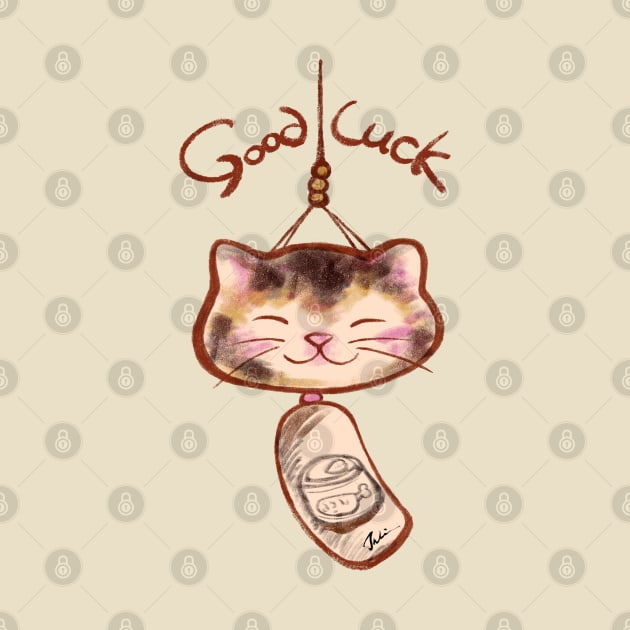 Good Luck Cat Lantern by juliewu