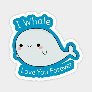 Funny Whale Pun T-Shirt Magnet