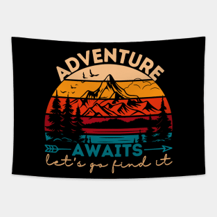 Adventure Awaits Let's Go Find It Tapestry