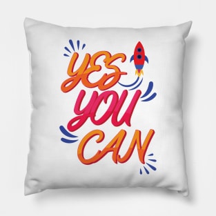 Yes you can v.3 Pillow