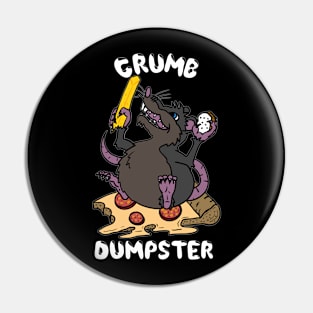 Crumb Dumpster Fat Rat Pin