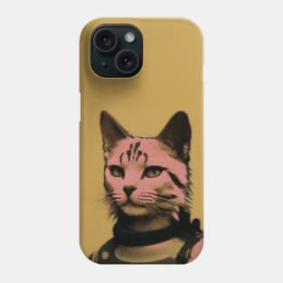 Grunge cat Phone Case