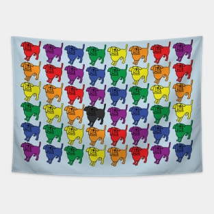 Pride Dog Pack Tapestry