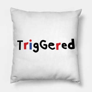 Minimal Triggered Typography Pillow