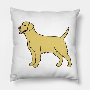 Yellow Labrador Pillow