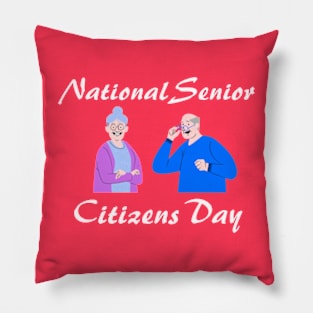 National Senior Citizens Day Pillow