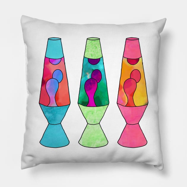 Lava Lampz Pillow by lolosenese