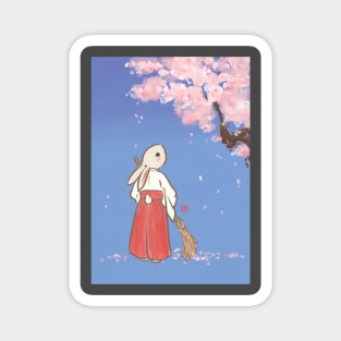 Usagi Miko - Sakura Edition Magnet