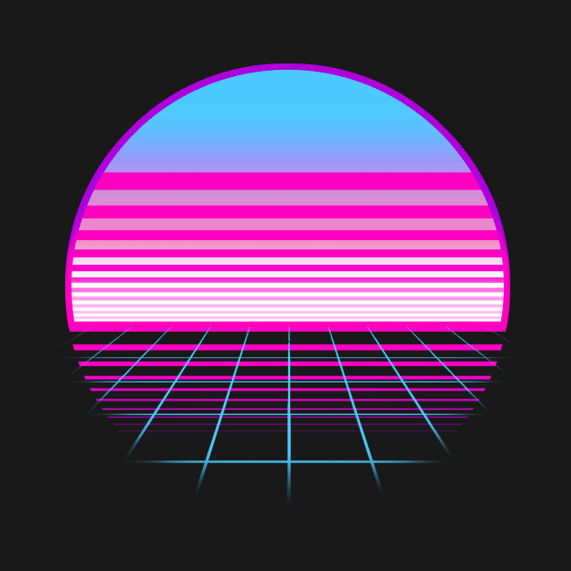 Trans Flag Sunset by eranfowler