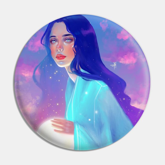 Moon Goddess Pin by Aristokati