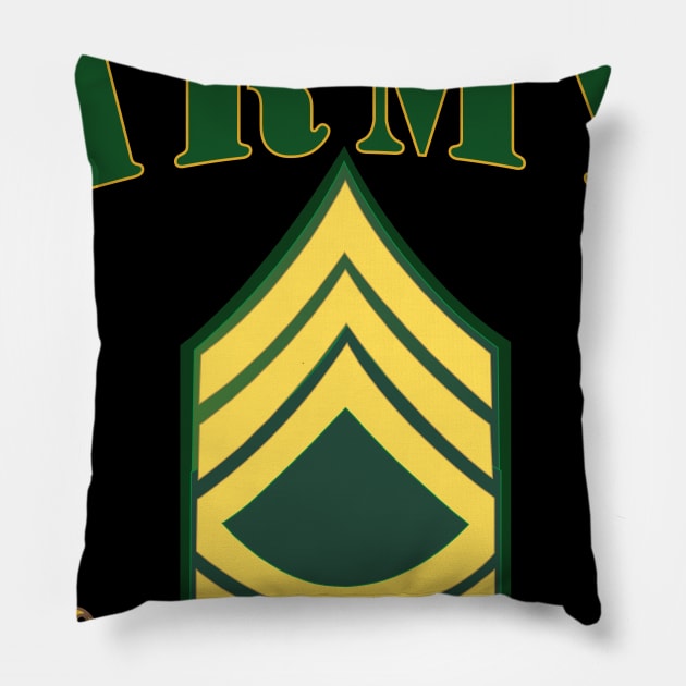 POCKET - ARMY -  SFC - Retired Pillow by twix123844