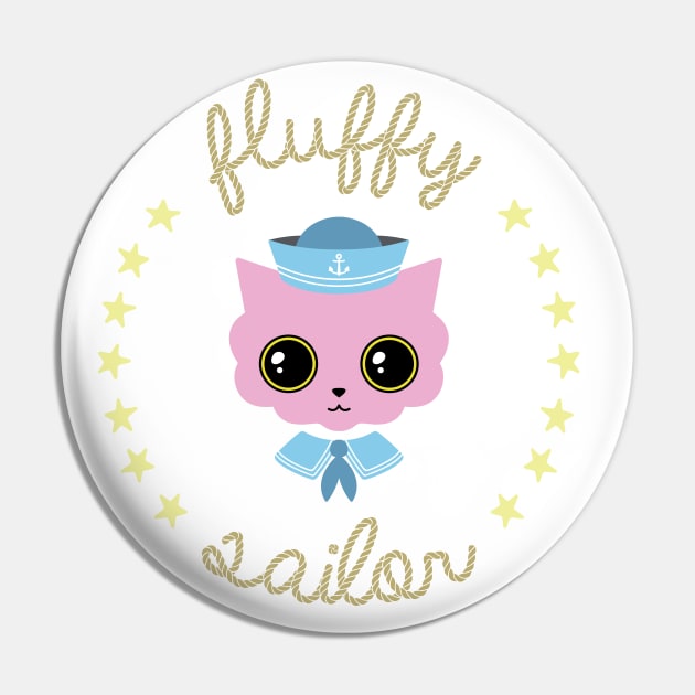 Fluffy sailor Pin by Laura_Nagel