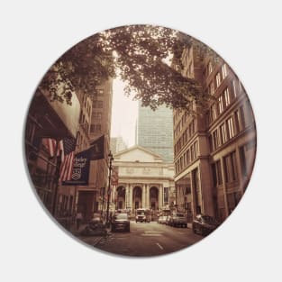 43rd St and New York Public Library, Manhattan, NYC Pin