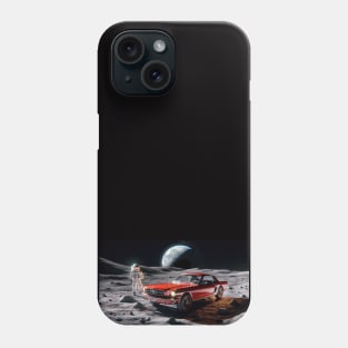 Mustang on the Moon Phone Case