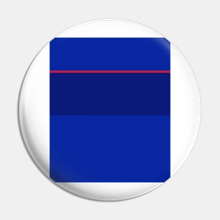 Glasgow Rangers Blue & Red Retro 1998 Home Design Pin