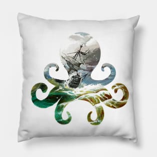 Octopus Sea Pirates Pillow