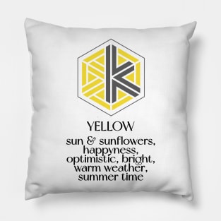 The meaning of yellow Pillow