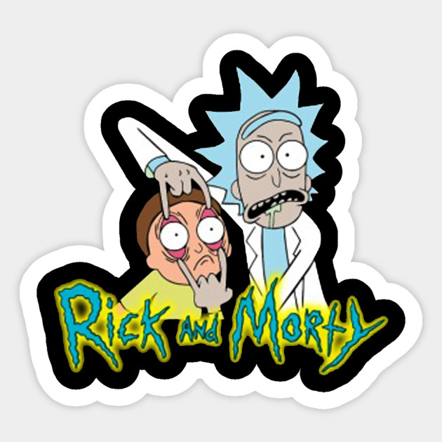 Rick and Morty - Rick And Morty - Sticker TeePublic