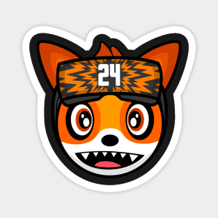 Happy Gamer Fox PWNZR Magnet