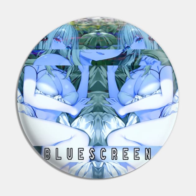 Sunset Gridman Pin by bluescreen