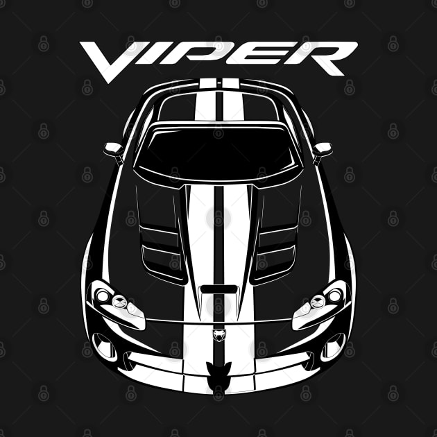 Dodge Viper SRT10 - White Stripes by V8social