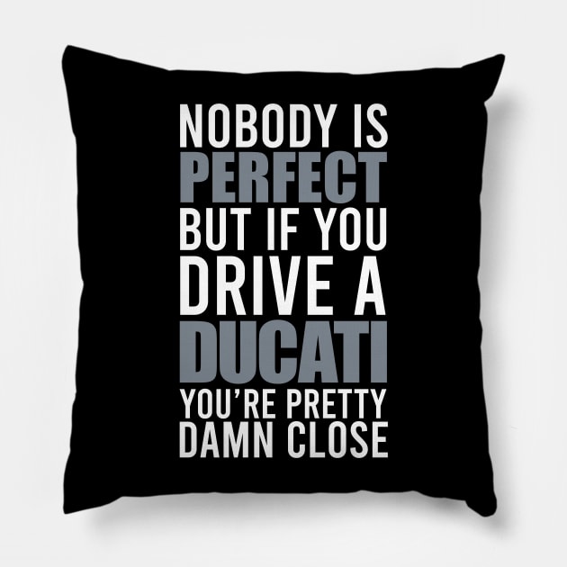 Ducati Owners Pillow by VrumVrum