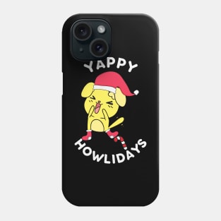 Kawaii Christmas Dog - Yappy Howlidays Phone Case