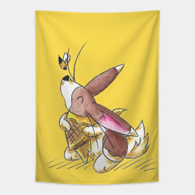 Honey Heart Tapestry by KristenOKeefeArt