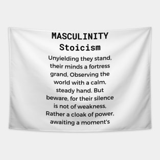 Masculinity Stoicism Tapestry