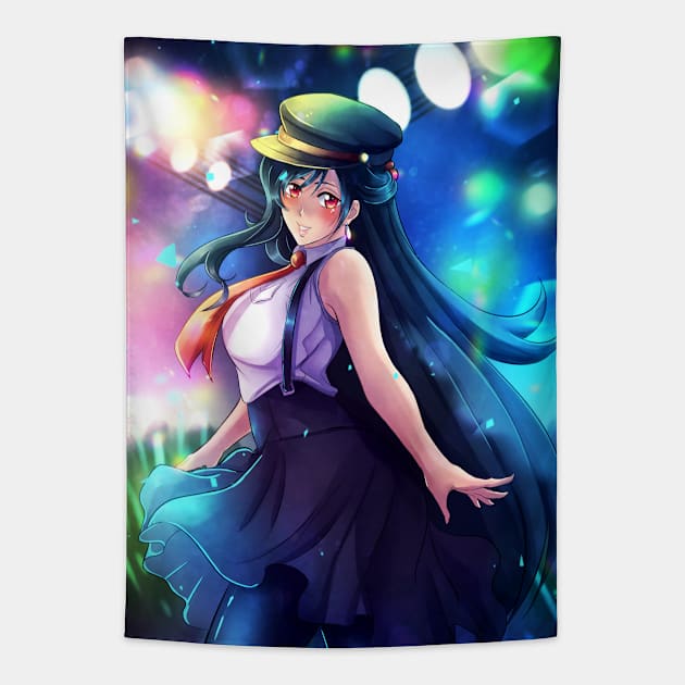 Idol!Tifa Tapestry by Iwonn