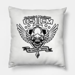 Colonial Marines Logo (Alt Print) Pillow