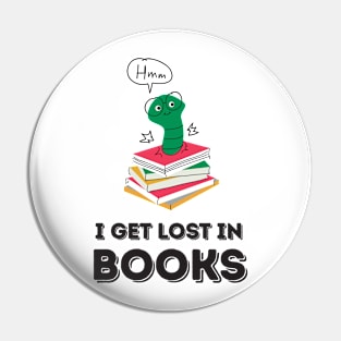I get lost in books Pin