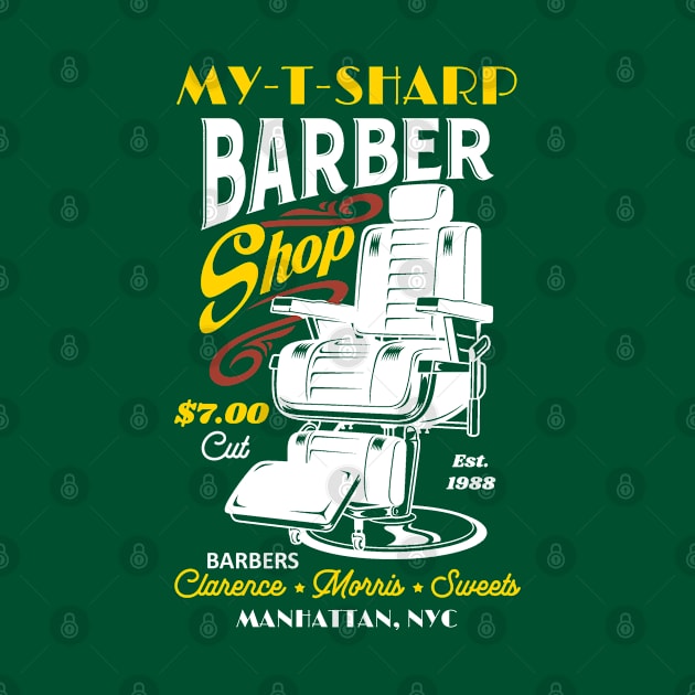 My-T-Sharp barbershop from Coming to America by MonkeyKing