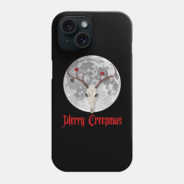 Merry Creepmas [red] Phone Case by Blended Designs