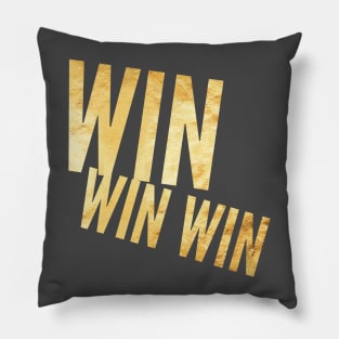 Win, win, win Pillow