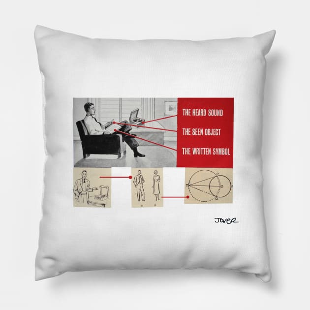 Information technology Pillow by Loui Jover 