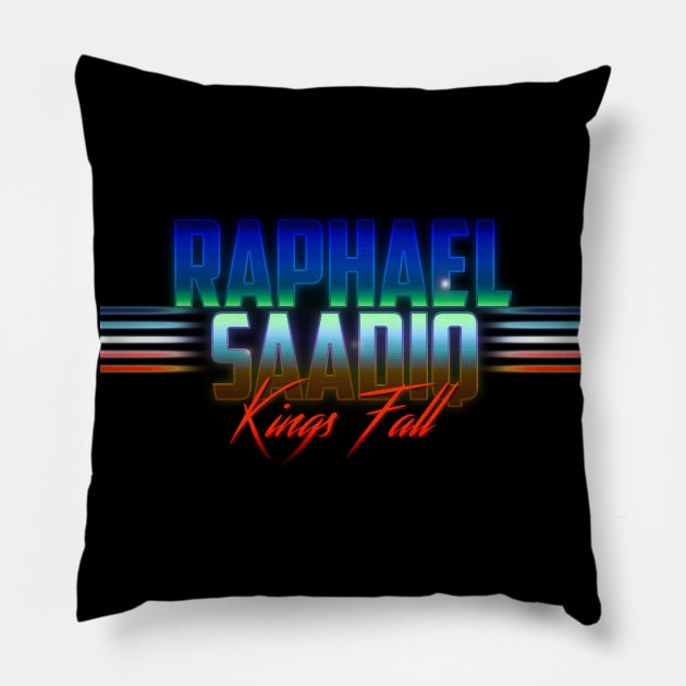 Raphael Saadiq Kings Fall Pillow by yellowed