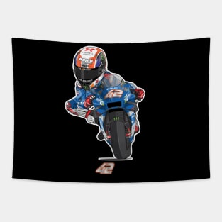 Alex Rins 42 Cartoon Tapestry