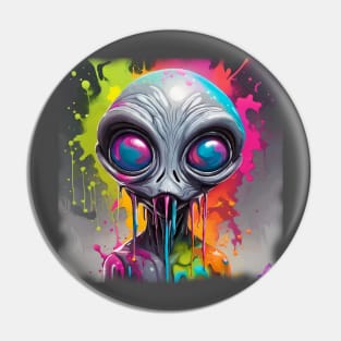 VIBRANT VISIONS (ALIEN) Pin