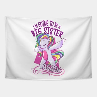 Unicorn  Big Sister 2021 announcing pregnancy Tapestry