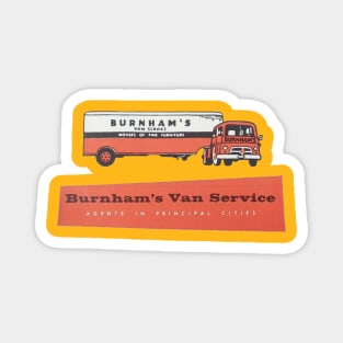 Burnham Van Service - 1957 Magnet