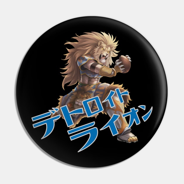 Detroit Lions (Japanese) Pin by Colonel JD McShiteBurger