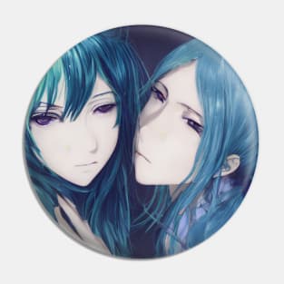 Two anime girls in love - lesbian or best girlfriend Pin